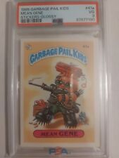 1985 Topps Garbage Pail Kids Series 1 Glossy Mean Gene #41a PSA 3 picture