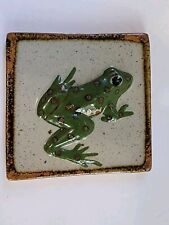 Hand Painted Ceramic Mexican Frog Tile picture