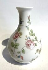 Wedgwood Rosehip Bone China Floral Bud Vase England 1991 picture
