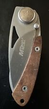 Mtech pocket knife 1-7/8” Blade Locking Blade Keychain Or Clip On. picture