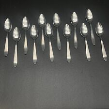 Vintage Florida Growers Promotional Stainless Grapefruit Spoons Japan Set of 12 picture