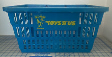 Vintage 90’s Toys R Us Shopping Basket Blue With Yellow Geoffrey Mascot  picture