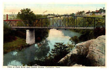 Postcard BRIDGE SCENE Columbia Tennessee TN 6/7 AP5848 picture