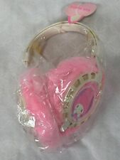 NEW Vtg Sanrio My Melody Earmuffs Covers Adjustable 1985 NOS Pink Fuzzy picture