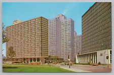 Postcard Pittsburgh PA Pennsylvania Gateway Center Hilton Hotel State Office picture
