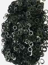Medieval Battle Flat Riveted Chainmail Ring 9MM - 1.200 KG Black Finish picture