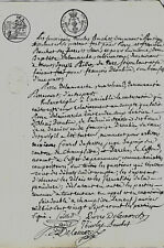 1822-1827 Set Of 6 Documents Pierrecourt Champlitte Beuchet Delamarche Drouhin picture