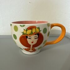 Jacque Pierro Lady With Hat Coffee Cup picture