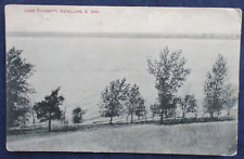 ca1910 Estelline South Dakota Lake Poinsett Postcard & Cancel picture