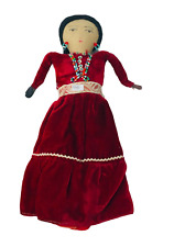 Native American Vintage Navajo Red Velvet Cloth 12