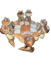 Seashell Frog Figurine Bingo Round Table Detailed Googly Eye Handmade picture