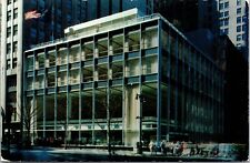 Manufacturers Trust Bank New Architecture 5th Ave. Vintage Chrome NY Postcard  picture