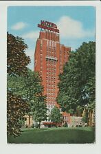 Pennsylvania Harrisburg The Harrisburger Hotel from Cap park 1952 PA view POSTED picture