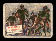 1954 Topps Scoops #110 Notre Dame s Four Horsemen   P X3103374 picture