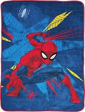 Jay franco Marvel Spiderman Off The Wall Throw Medium, Blue -  picture