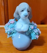 Vintage 1998 Lladro Dog Take Me Home #6574 Porcelain Figurine (NEW in Box) picture