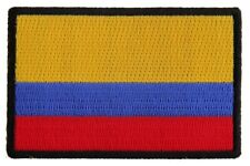 COLOMBIA SOUTH AMERICA FLAG EMBROIDERED 2 X 3 PATCH **FREE SHIPPING** picture