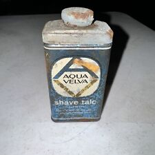 Vintage Aqua Velva Shave Talc Tin With Talc Still Some In The Can picture