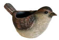 Hour Of Power Sparrows Club Candle Holder 2002 Heavy Resin Brown Sparrow picture
