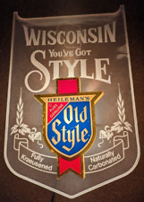 Heileman's Old Style Beer 1982 Wisconsin You've Got Style Lighted Acrylic Sign picture