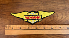 Yamaha VINTAGE Motorcycle Embroidered Patch approx. 5.5x1.5-Free ship picture