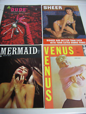 Vintage 1960’s Men’s Magazine Lot Of 4 Nude Models Great Condition picture