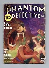 Phantom Detective Pulp Jan 1938 Vol. 21 #3 GD/VG 3.0 picture
