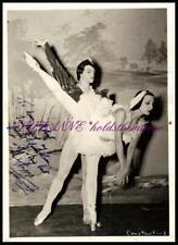 RARE 1930s TAMARA TOUMANOVA PRIMA BALLERINA SWAN LAKE SIGNED PHOTO CONSTANTINE picture