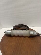 Vintage Art Deco Frosted Glass Bullet Headboard Bed Reading Light Lamp, Works picture