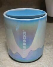 **NEW Starbucks Holiday 2023 Blue Icicle Drip Ceramic Tumbler Cup 8 oz** picture