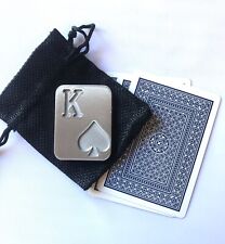 King Of Spades Poker Card Guard Protector, With Storage Bag picture