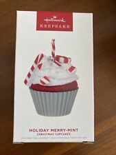 HALLMARK 2022 CHRISTMAS CUPCAKES HOLIDAY MERRY-MINT # 13 IN SERIES ORNAMENT picture