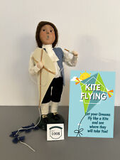 Byers Choice Colonial Williamsburg Boy with Kite and Accessory Sign picture
