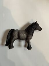 Schleich Shetland Stallion Dark Gray Retired 2009 Horse Pony Figurine 2Z picture