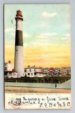 Atlantic City NJ-New Jersey, Absecon Light, Scenic View c1906 Vintage Postcard picture
