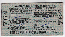 Railway ticket: GWR: Dingle Road Halt, 1st return, 1953 picture