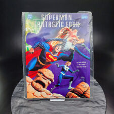 Superman Fantastic Four Treasury Comic Signed Alex Ross Dan Jurgens COA 🐈 picture