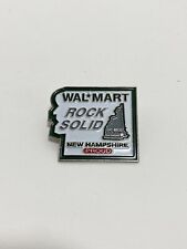 Walmart New Hampshire Proud Rock Solid Store DC 6030 Lapel Pin Wal-Mart picture