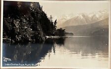 RPPC Lake Chelan Washington from Hunts Bluff Real Photo Postcard c1930 picture