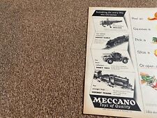 PPOBK2 ADVERT 14X5 MECCANO TOYS OF QUALITY picture