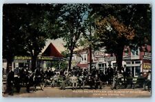 Excelsior Springs Missouri Postcard Sulpho Saline Pavilion Glimpse Broadway 1916 picture