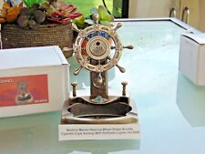 Novelty Nautical Marine Steering Wheel Shape Ashtray With Refillable Lighter USA picture