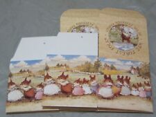 Wee Forest Folk WFF Set of 2 Cream Countryside Boxes Only Flat Petersen Family picture