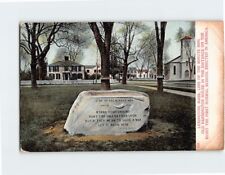 Postcard Line Of The Minute Men, Lexington, Massachusetts picture