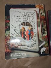 Silver plated santa and me 1988 photo album never used in original box picture