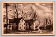 Congregational Church Bernardston Massachusetts MA c1920s Postcard picture