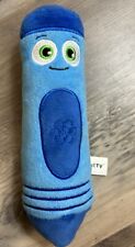 Baby First Color Crew Talking Blue Crayon 8 Inch Plush Stuffed Working picture