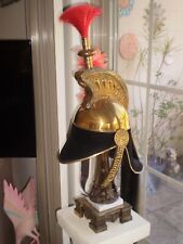 French Cuirassier Officer's Helmet Napoleon Style Brass Helmet W/ Plume picture