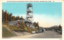 UPICK POSTCARD Outlook Heights Overlooking Hoosac Tunnel MOHAWK TRAIL  MA c1920  picture