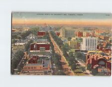 Postcard Looking North on University Ave. Toronto Canada picture
